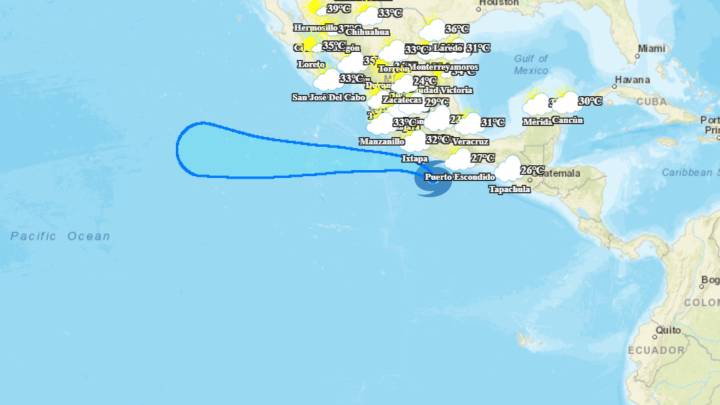 Se Forma la Tormenta Narda en el Pacífico Mexicano: Trayectoría del Potencial Huracán