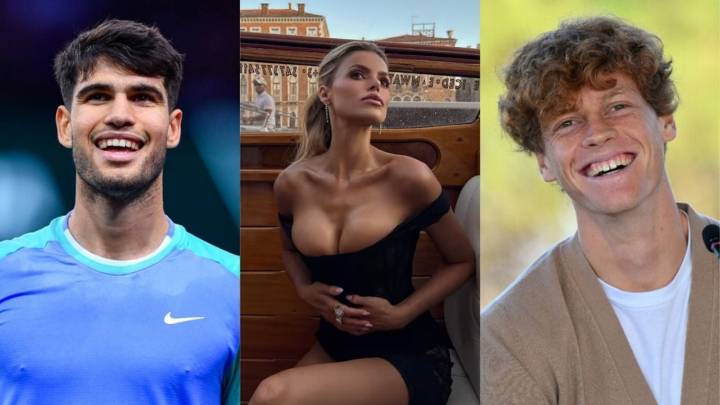 ¿Trío amoroso?: la supermodelo Brooks Nader reveló la intimidad con Carlos Alcaraz y Jannik Sinner