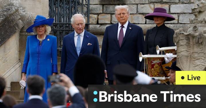 Donald Trump UK visit LIVE updates: US President to meet with King Charles at Windsor Castle ahead of royal salute, Queen’s tomb visit and banquet