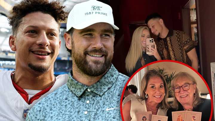 Travis Kelce and Patrick Mahomes Families Dine At Their New Steakhouse
