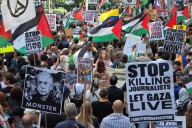 Unas 2.000 personas marchan en Nueva York contra Benjamín Netanyahu y la guerra de Gaza