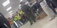 Inside and outside the Hyundai megasite as ICE agents and law enforcement direct employees