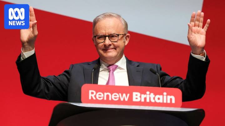 Prime Minister Anthony Albanese vows to defend democracy at UK Labour conference