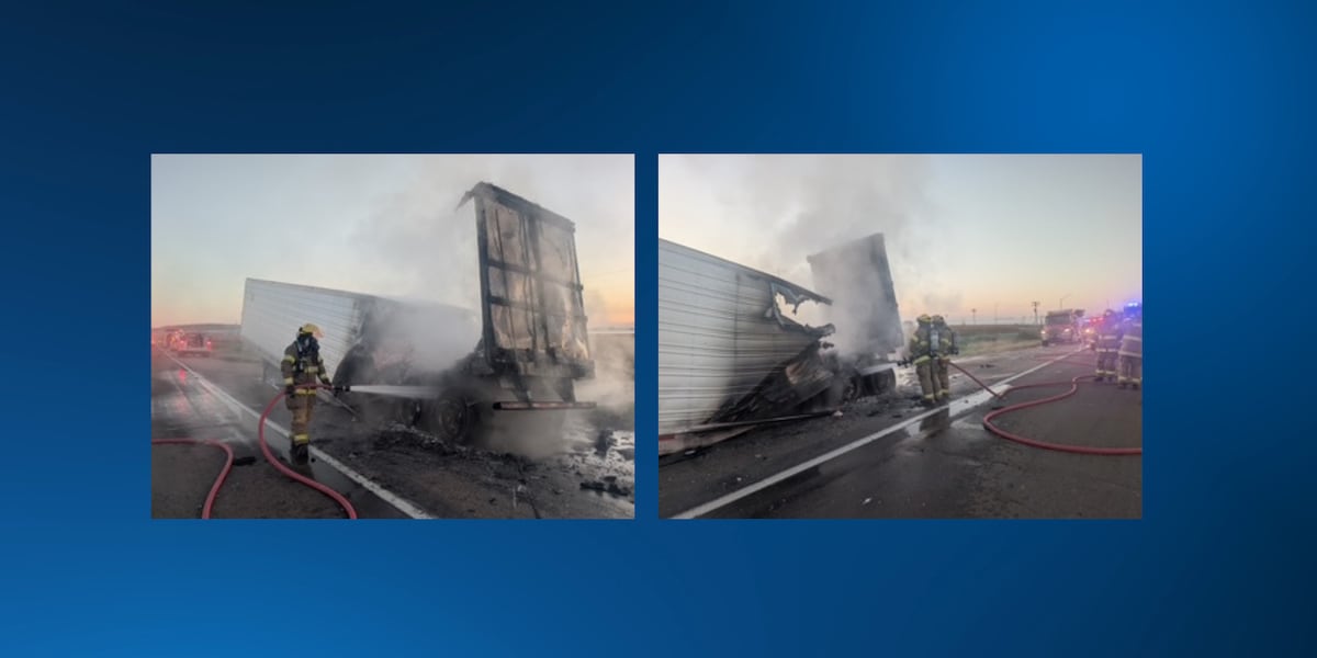Thousands of dollars worth of meat lost after semi