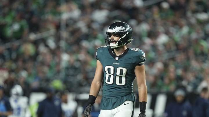 Dallas Goedert out of practice for Eagles