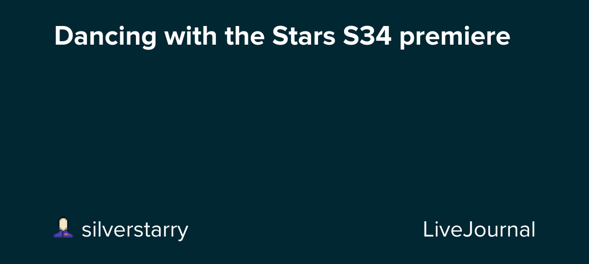 Dancing with the Stars S34 premiere: ohnotheydidnt