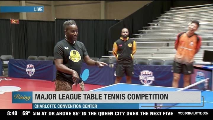 Major League Table Tennis Competition in Charlotte