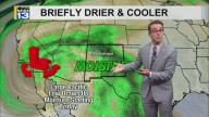 Few storms, damper, & gustier today