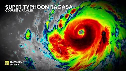 Canada, meet the strongest storm on Earth: Super Typhoon Ragasa