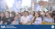 Axel Kicillof participó de la marcha por el 49° aniversario de la Noche de los Lápices