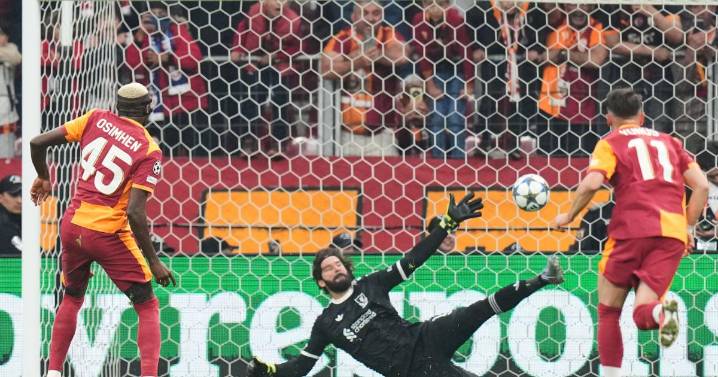 Liverpool goalkeeper Alisson injured in Champions League match at Galatasaray