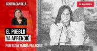 El pueblo ya aprendió, por Rosa María Palacios