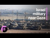 Israel Military Vehicles Seen Near Gaza Border