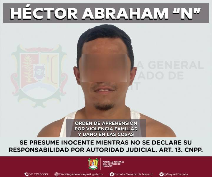 HÉCTOR ABRAHAM DETENIDO EN EL CORTE MUNICIPIO DE SANTIAGO IXCUINTLA