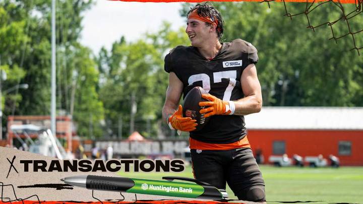 Browns sign WR Luke Floriea to the practice squad
