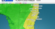 Flooding threat increases as rounds of rain, scattered storms hit South Florida