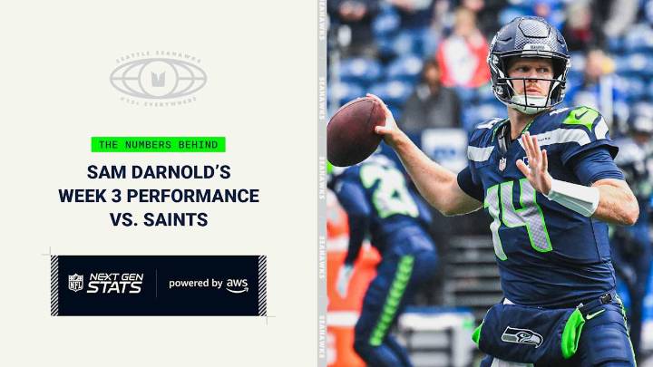 Seahawks Next Gen Stat Of The Week: Sam Darnold Thrives On Downfield Throws