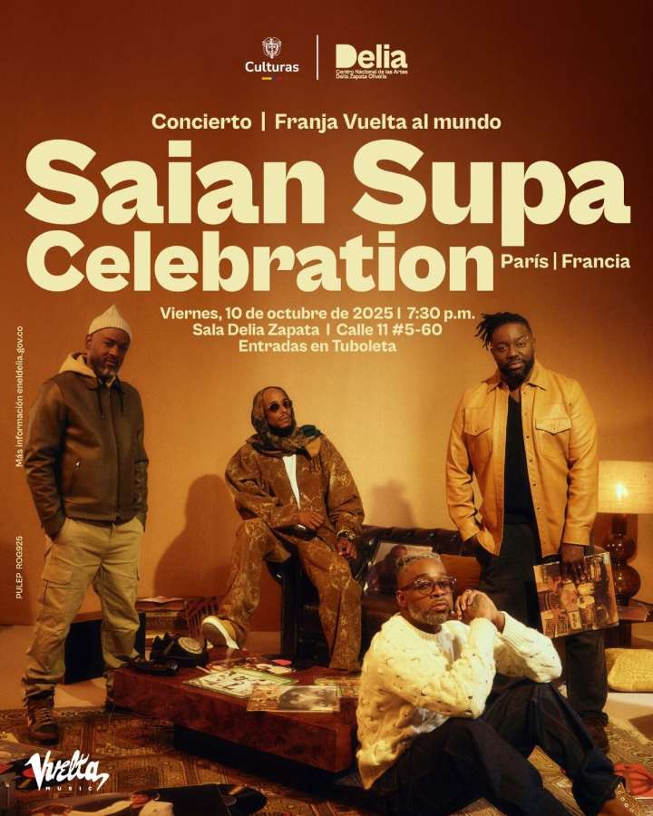 Los franceses Saïan Supa Celebration brindarán un único concierto en Bogotá