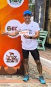 El atleta registró un tiempo récord 