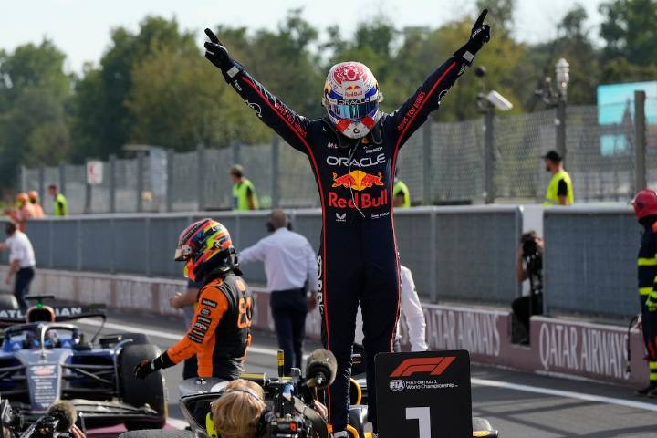 Max Verstappen completes Italian double in record time