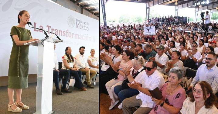 Claudia Sheinbaum anuncia integración de Yucatán al IMSS Bienestar en 2026 y presenta obras clave en salud, educación e infraestructura
