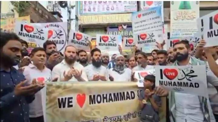 What is 'I Love Muhammad' row and why did it spark protests across India?