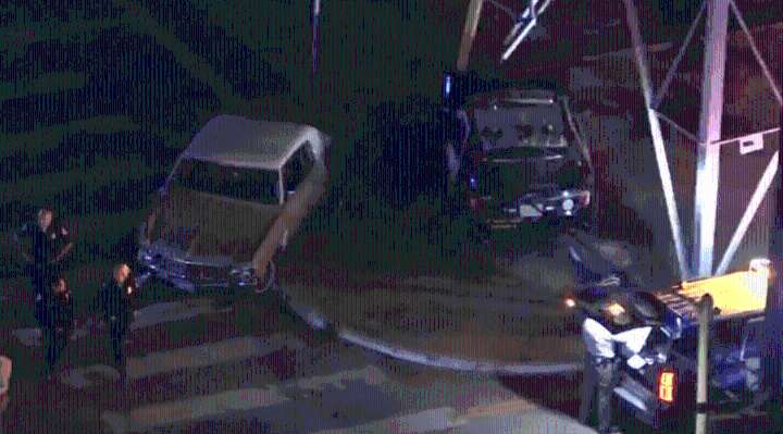L.A. deputies injured in crash with suspected DUI driver