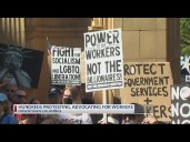 Protesters advocate for workers with Labor Day marches