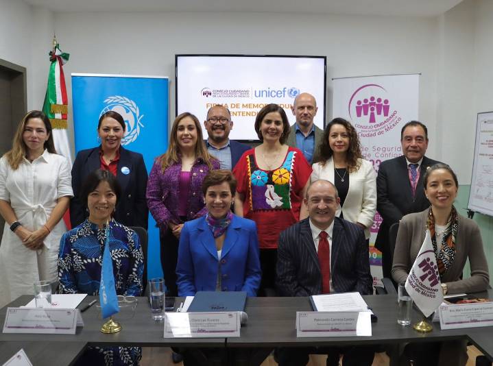 Hacen equipo el Consejo Ciudadano y UNICEF para proteger a niñas, niños y adolescentes, rumbo al Mundial 2026