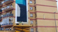 El Berrón contará con el primer mural en 3D de Muralia 2025: así es la sorprendente propuesta de los franceses "Nikita 5.7"