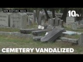Dozens of gravestones vandalized at Historic Oak Grove Cemetery