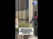 Cardi B calls out man for "disrespectful" question