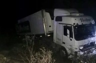 Derrape de un camión en Icaño: sin heridos, solo daños materiales