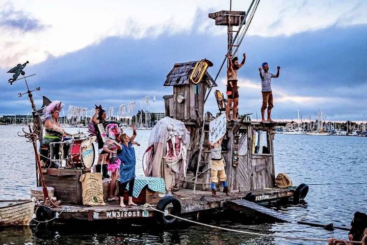A Waterfront Circus Troupe Is Sailing Into The East River For A Free Performance Of Incredible Stunts