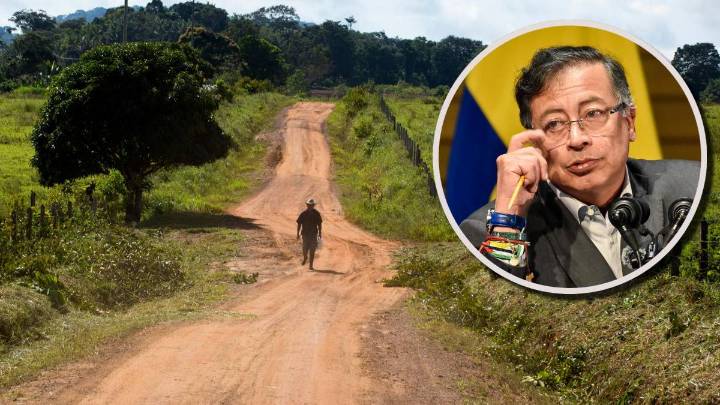 Gobierno Petro prometió $8 billones para vías terciarias, pero el avance no llega al 10%