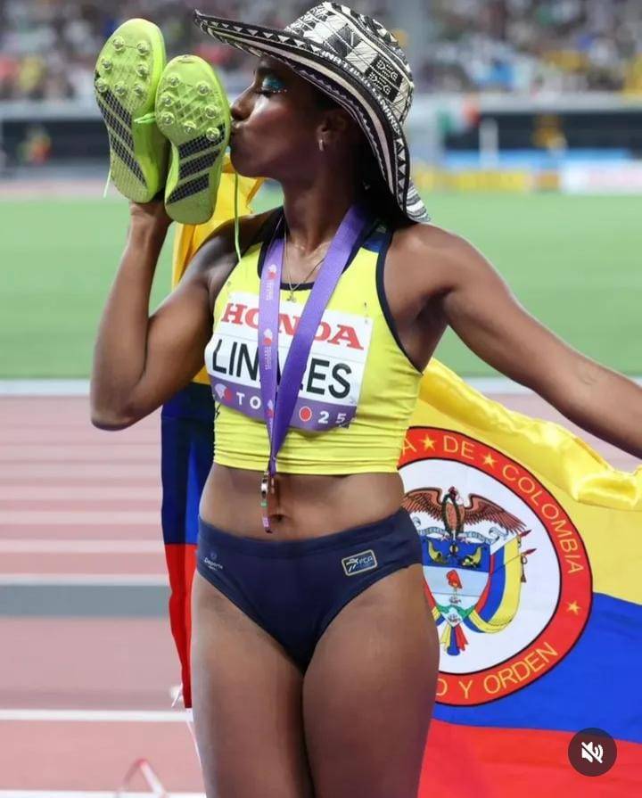 Natalia Linares hizo historia en el Mundial de Atletismo de Tokio