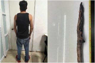 Sorprendido al intentar forzar entrada a domicilio en San José del Arenal