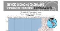 Urgente: Fuerte temblor de 5,5 en Ecuador se sintió en Colombia este 5 de septiembre
