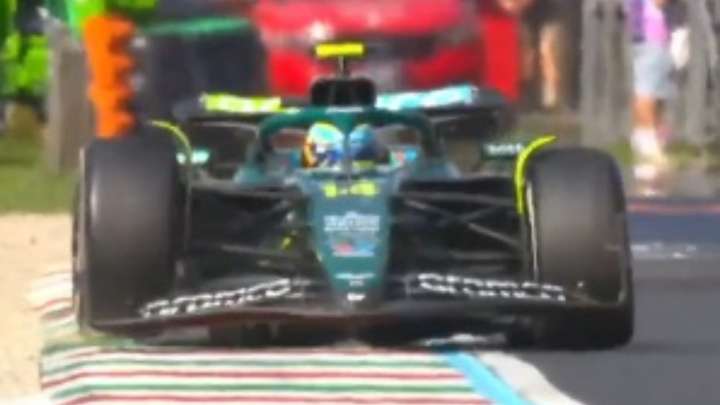 La razón por la que el Aston Martin de Fernando Alonso se paró en plena carrera en Monza