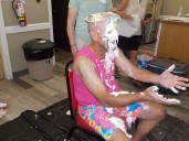 Pie-in-the-sky fundraising effort results in pies to the face