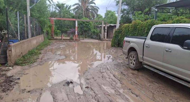 Lluvias afectan a vecinos del ejido La Victoria en Hermosillo