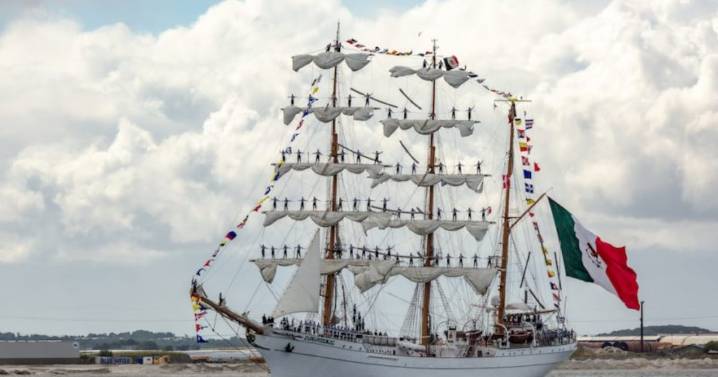 Tras accidente en Nueva York, el buque escuela Cuauhtémoc reanuda actividades marítimas