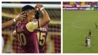 ¿El gol del año en Colombia? Tremenda anotación de Brayan Rovira en victoria del Tolima, casi desde mitad de cancha: video