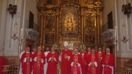 Basílica de la Victoria: primera visita como obispo de Málaga de José Antonio Satué