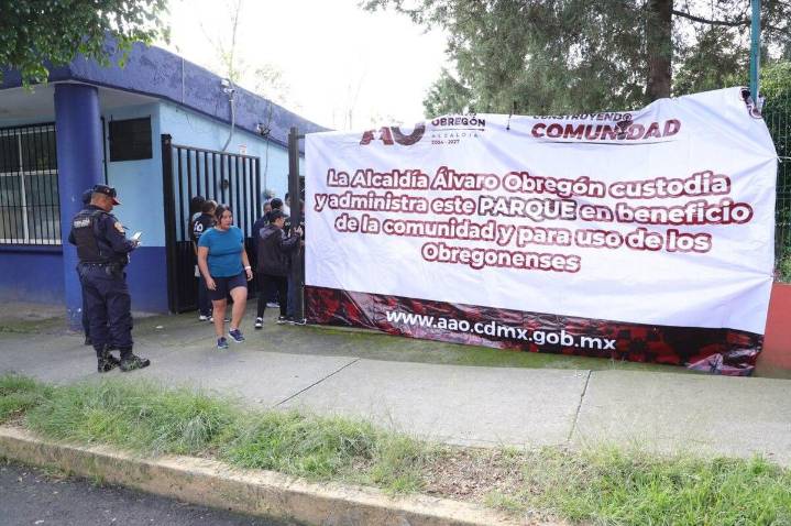 Alcaldía Álvaro Obregón recupera parque ecológico en colinas del sur