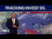 FOX 13 meteorologists tracking Invest 91L: Will it impact Florida?