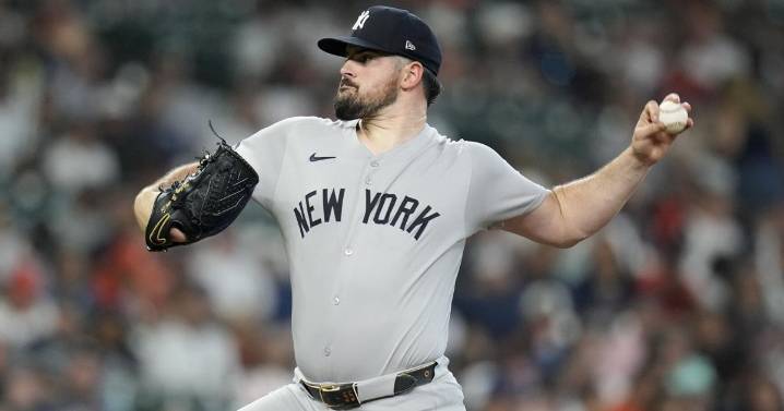 Rodón ties for MLB lead with 16th win as Yankees beat Astros 8