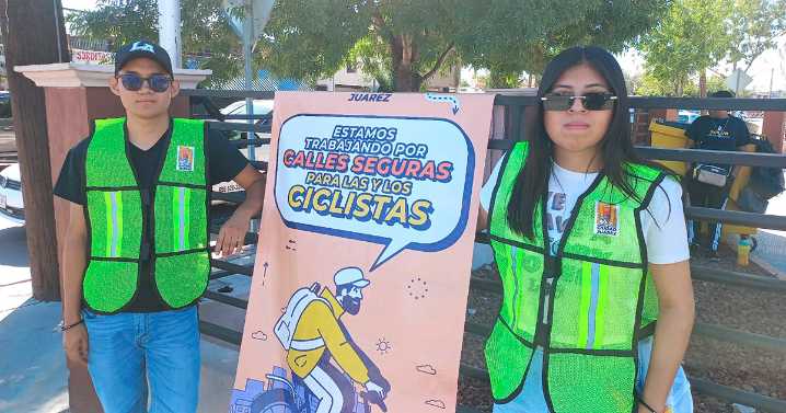 Avanza Conteo Ciclista en Juárez, documentan malas condiciones de ciclovías