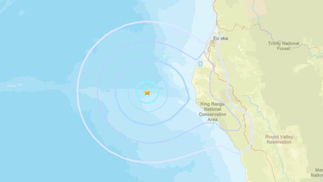 3.9-magnitude earthquake his off coast near Humboldt County