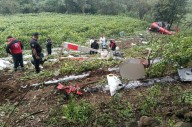 Se desploma helicóptero en el Edoméx; mueren dos personas
